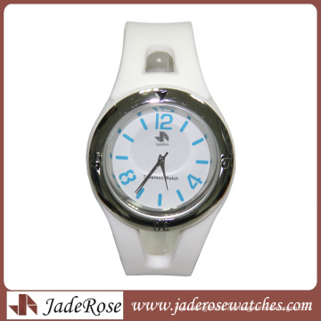 Silicona importada del reloj de los hombres del cuarzo de Janpan, reloj de moda del silicón